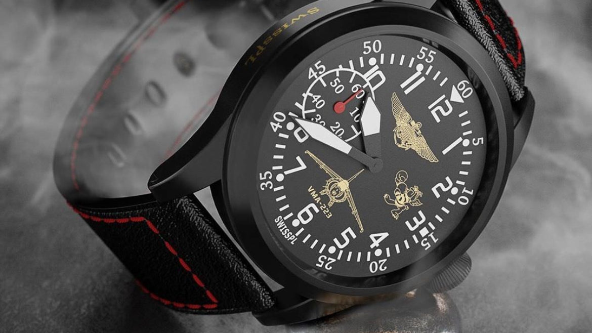 VMA 223 Bulldogs timepiece SwissPL Watch Company